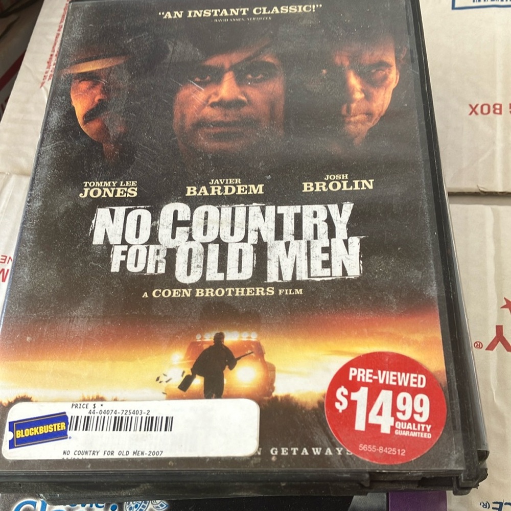No country for old men dvd